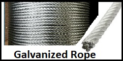 galvanized wire rope